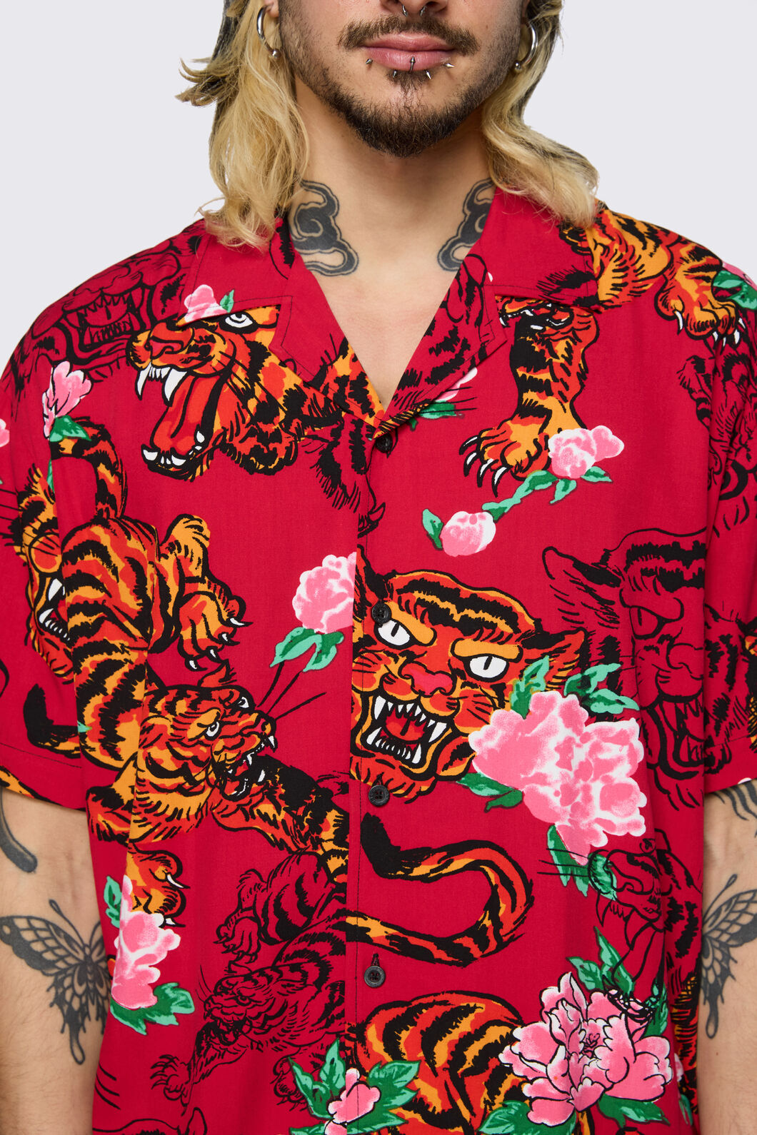 Dangerfield - Big Cat Shirt - multi