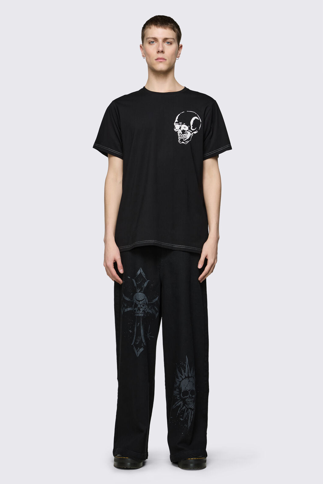 Dangerfield - Archangel Skelly Tee - black