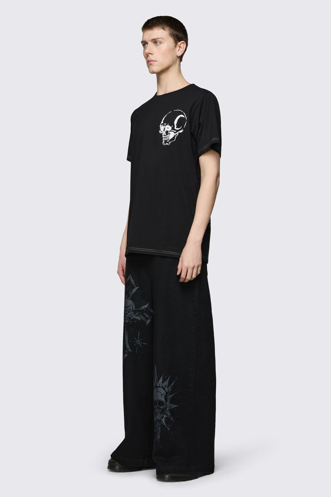 Dangerfield - Archangel Skelly Tee - black