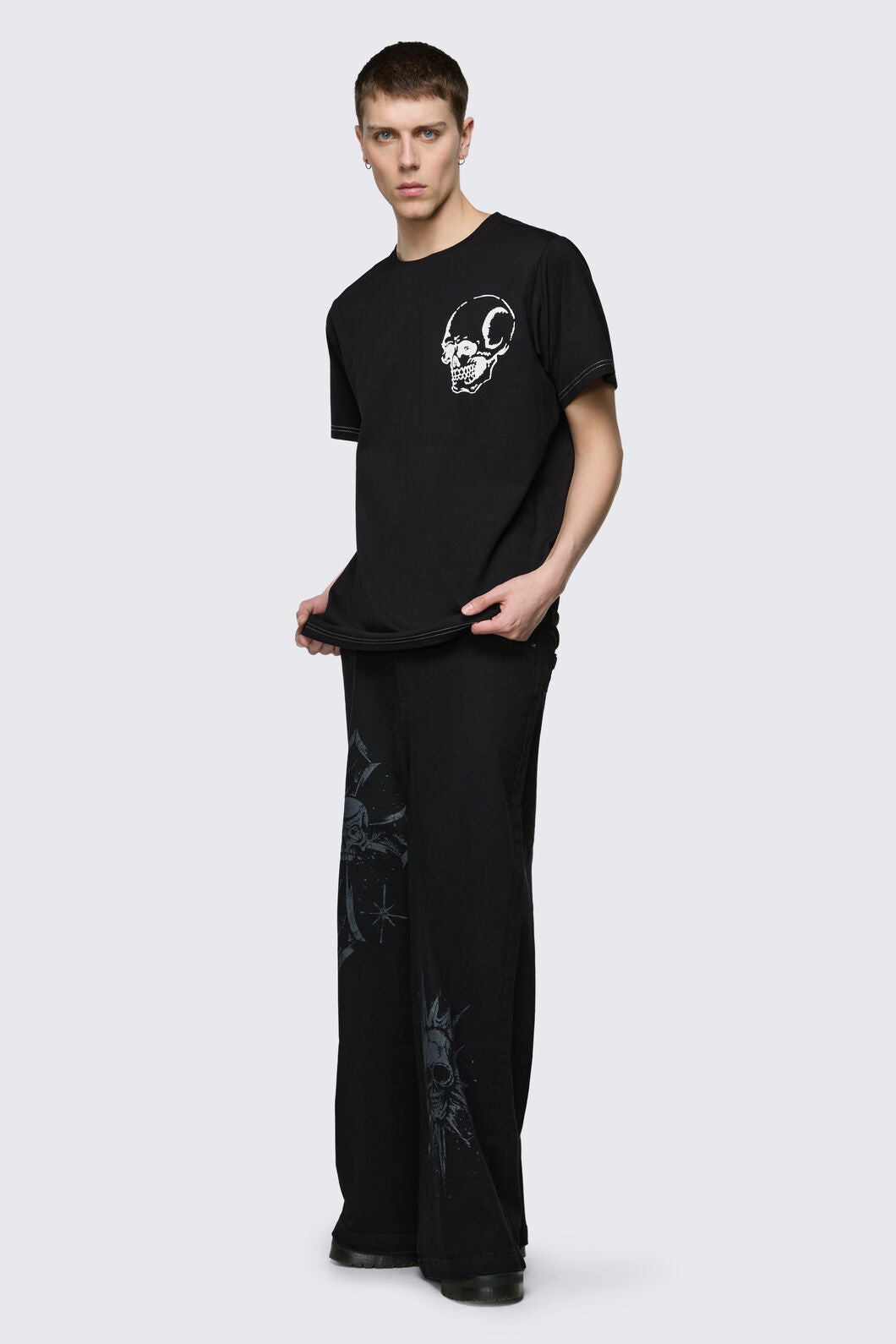 Dangerfield - Archangel Skelly Tee - black