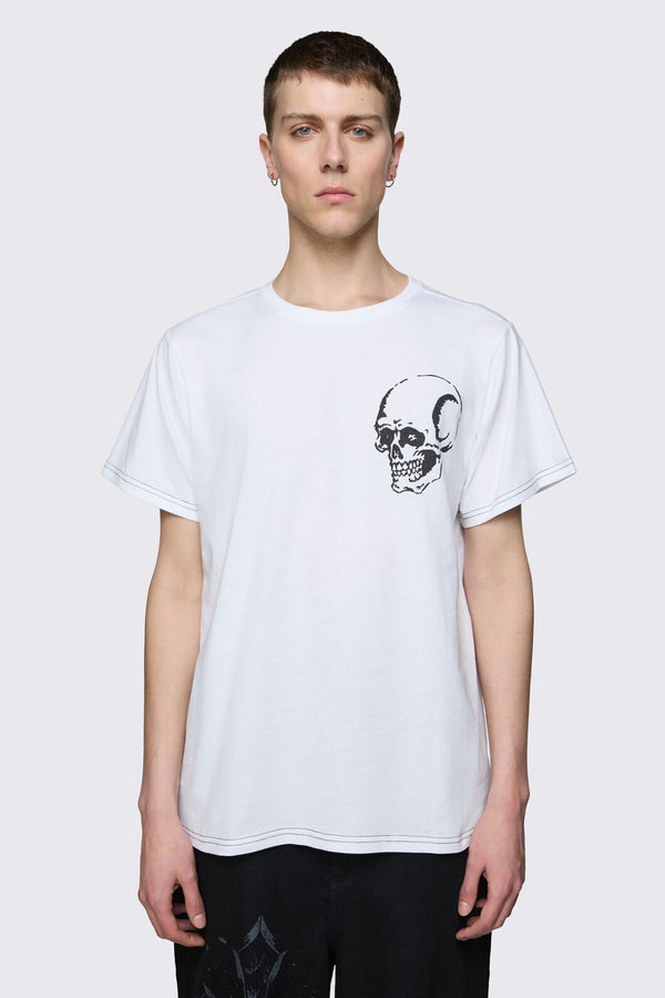 Dangerfield - Archangel Skelly Tee - white