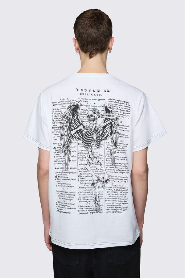 Dangerfield - Archangel Skelly Tee - white