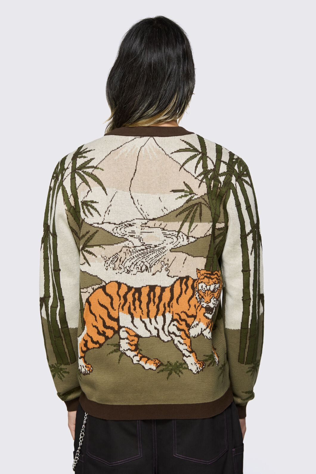 Dangerfield - Big Cat Scene Knit - multi