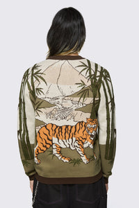 Dangerfield - Big Cat Scene Knit - multi