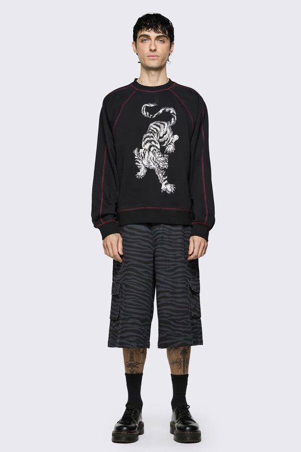 Dangerfield - Big Cat Jumper - black