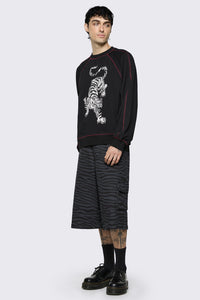 Dangerfield - Big Cat Jumper - black