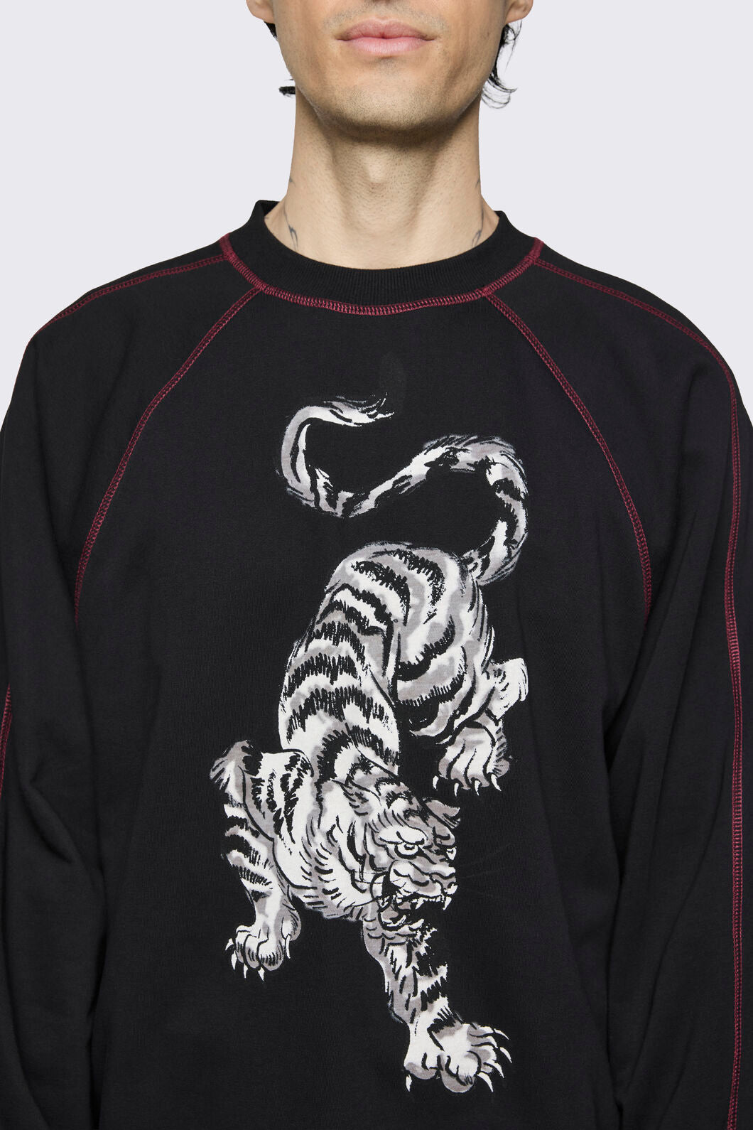 Dangerfield - Big Cat Jumper - black