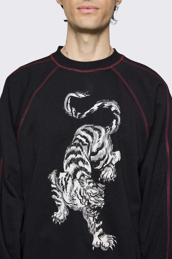 Dangerfield - Big Cat Jumper - black