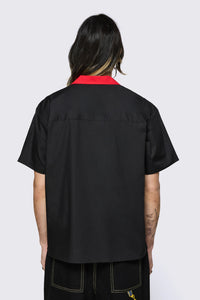 Dangerfield - Delulu Revere Shirt - black