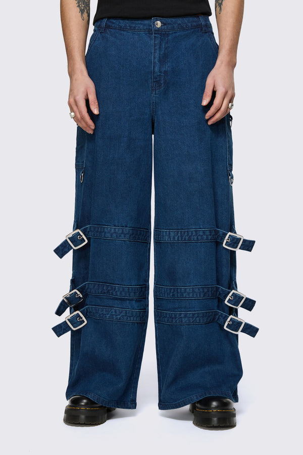 Dangerfield - Dizzy Denim Cargo - black