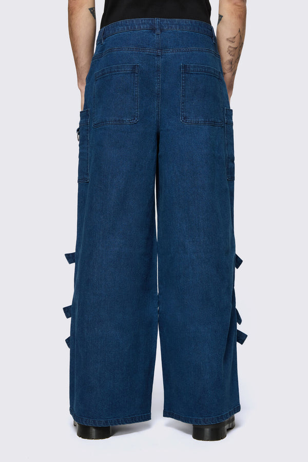Dangerfield - Dizzy Denim Cargo - black