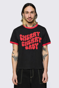 Dangerfield - Cherry Cherry Tee - black