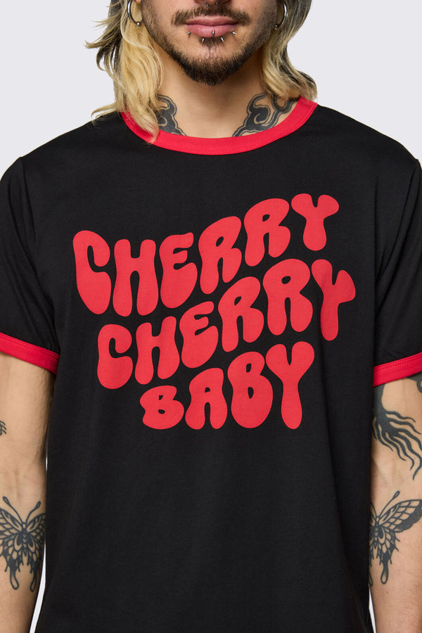 Dangerfield - Cherry Cherry Tee - black