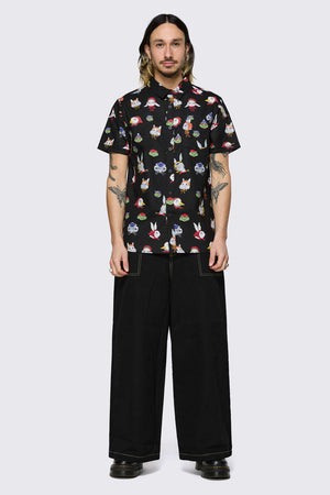 Dangerfield - Bonnet Cutie Shirt - black