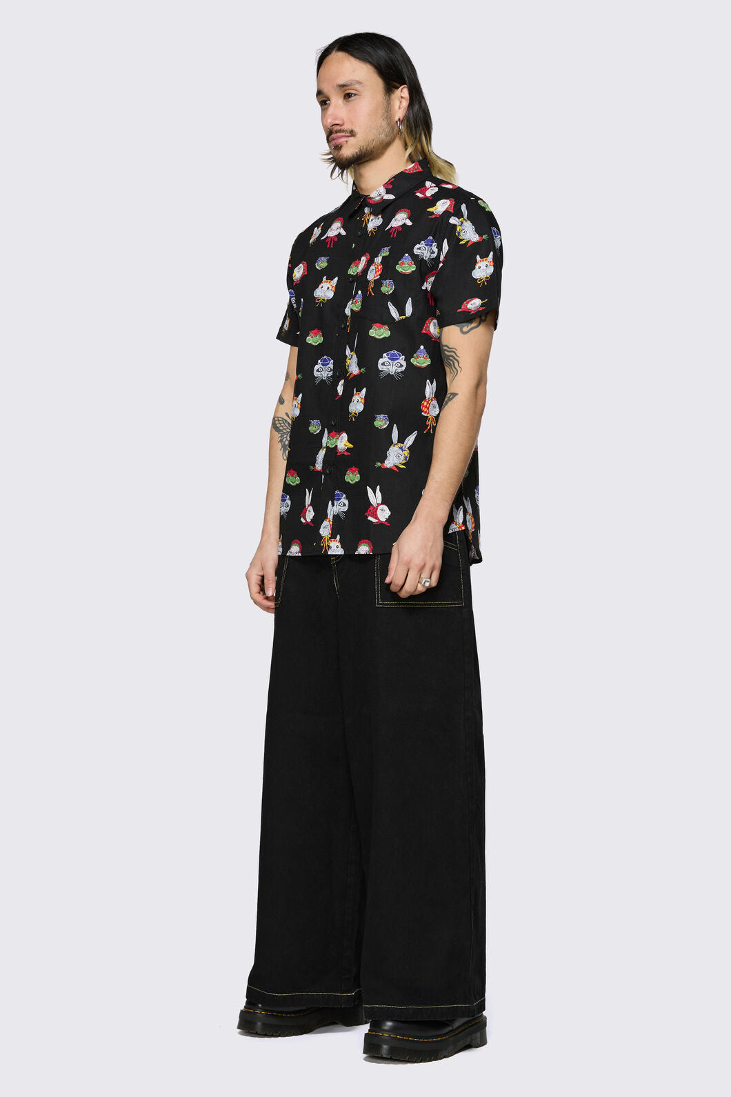 Dangerfield - Bonnet Cutie Shirt - black