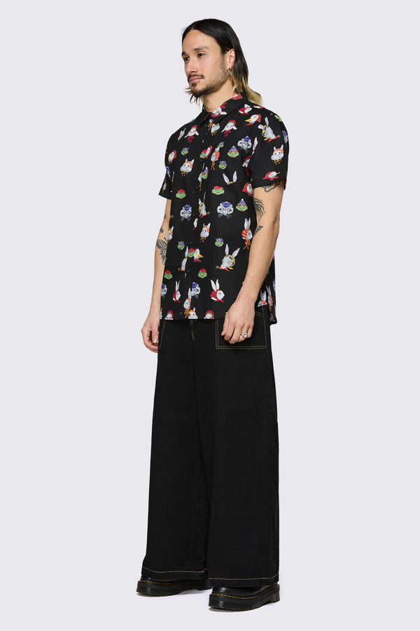 Dangerfield - Bonnet Cutie Shirt - black