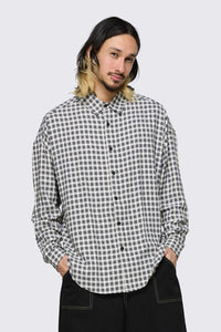 Dangerfield - Darling Gingham Shirt - black-white