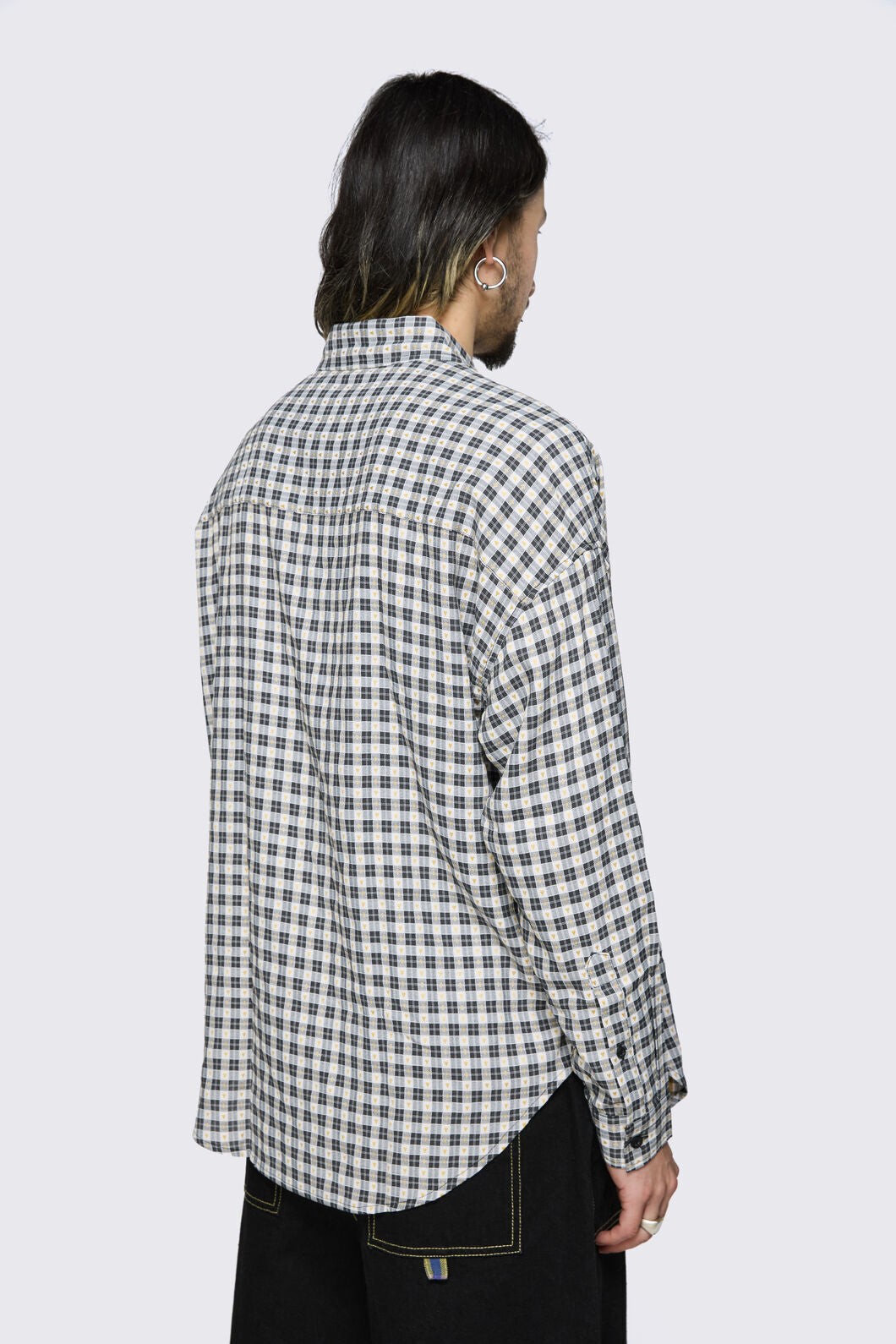 Dangerfield - Darling Gingham Shirt - black-white