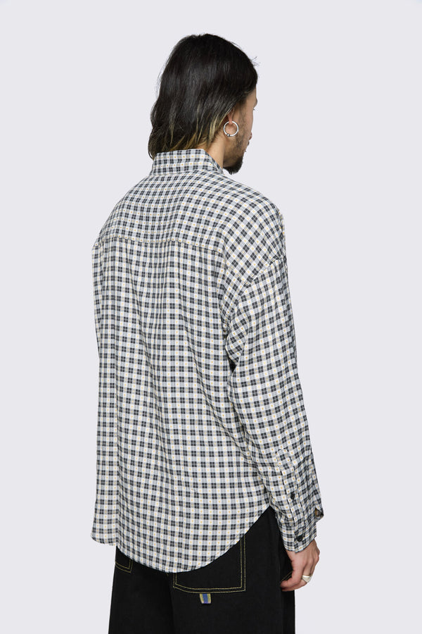 Dangerfield - Darling Gingham Shirt - black-white