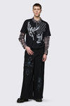 Dangerfield - Archangel Polo Long Sleeve Top - black-brown