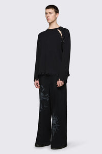 Dangerfield - Goth Slit O-Ring Knit - black