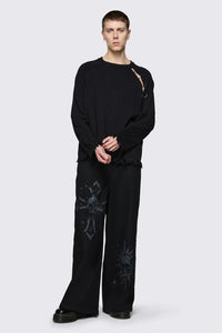 Dangerfield - Goth Slit O-Ring Knit - black