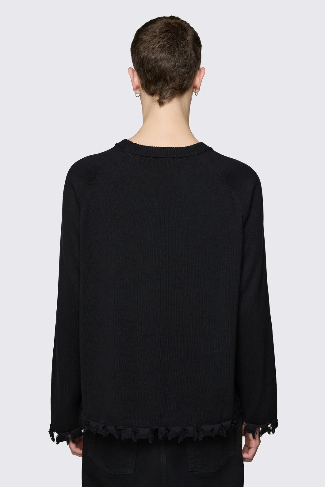 Dangerfield - Goth Slit O-Ring Knit - black