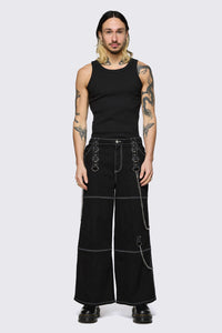 Dangerfield - Medusa Chain Jeans - black