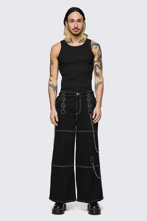 Dangerfield - Medusa Chain Jeans - black