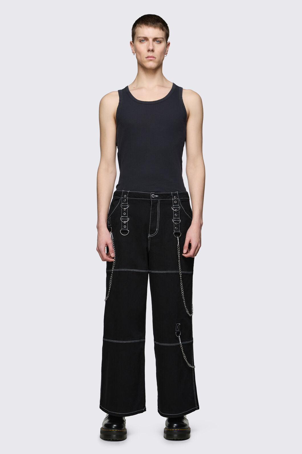 Dangerfield - Medusa Chain Jeans - black