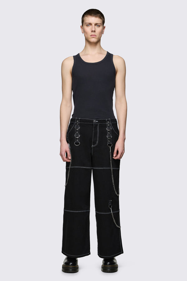 Dangerfield - Medusa Chain Jeans - black