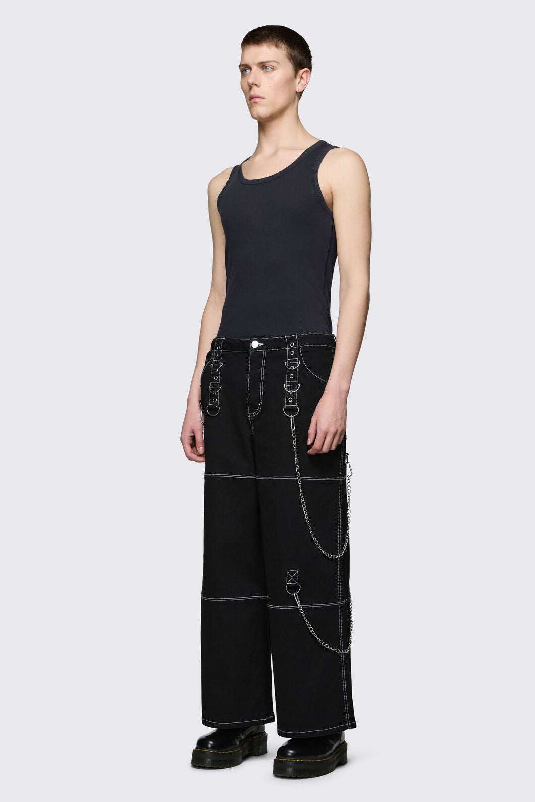 Dangerfield - Medusa Chain Jeans - black