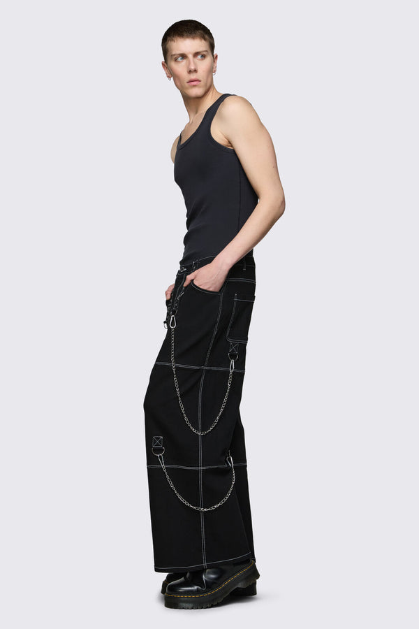 Dangerfield - Medusa Chain Jeans - black