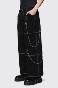 Dangerfield - Medusa Chain Jeans - black