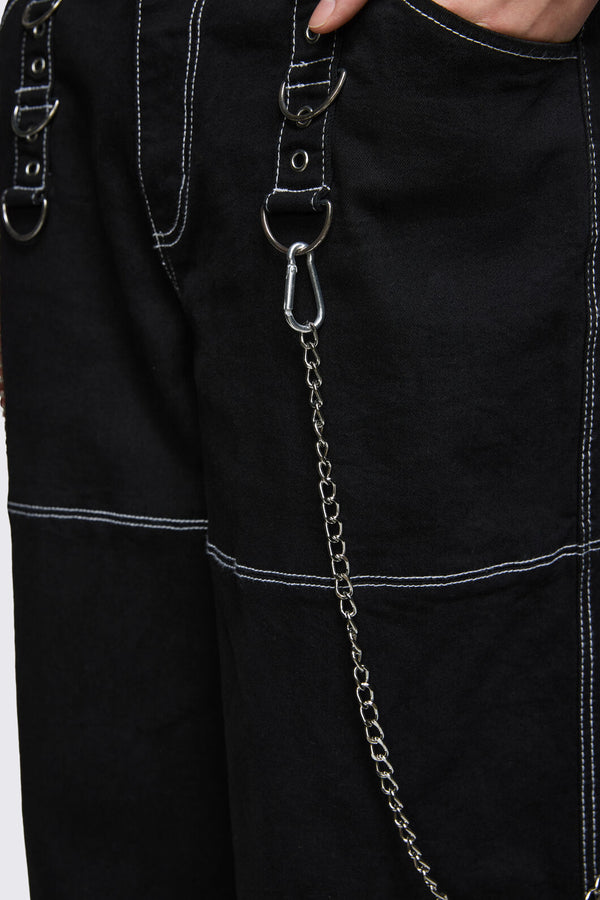 Dangerfield - Medusa Chain Jeans - black