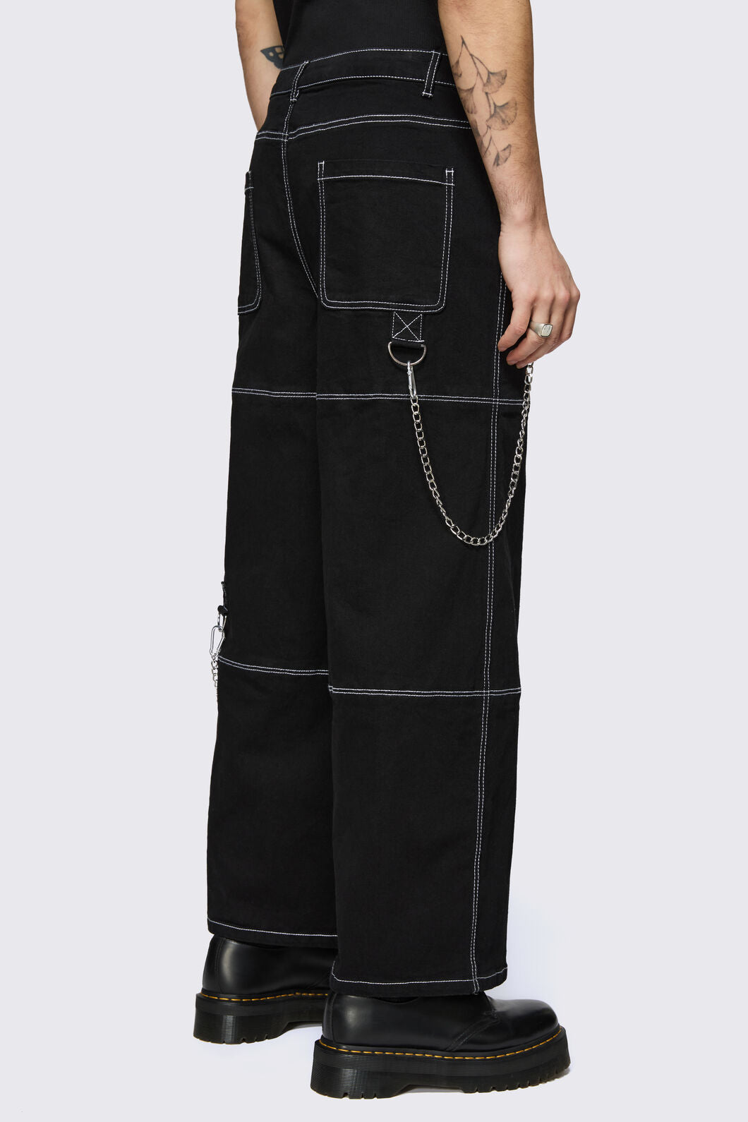 Dangerfield - Medusa Chain Jeans - black