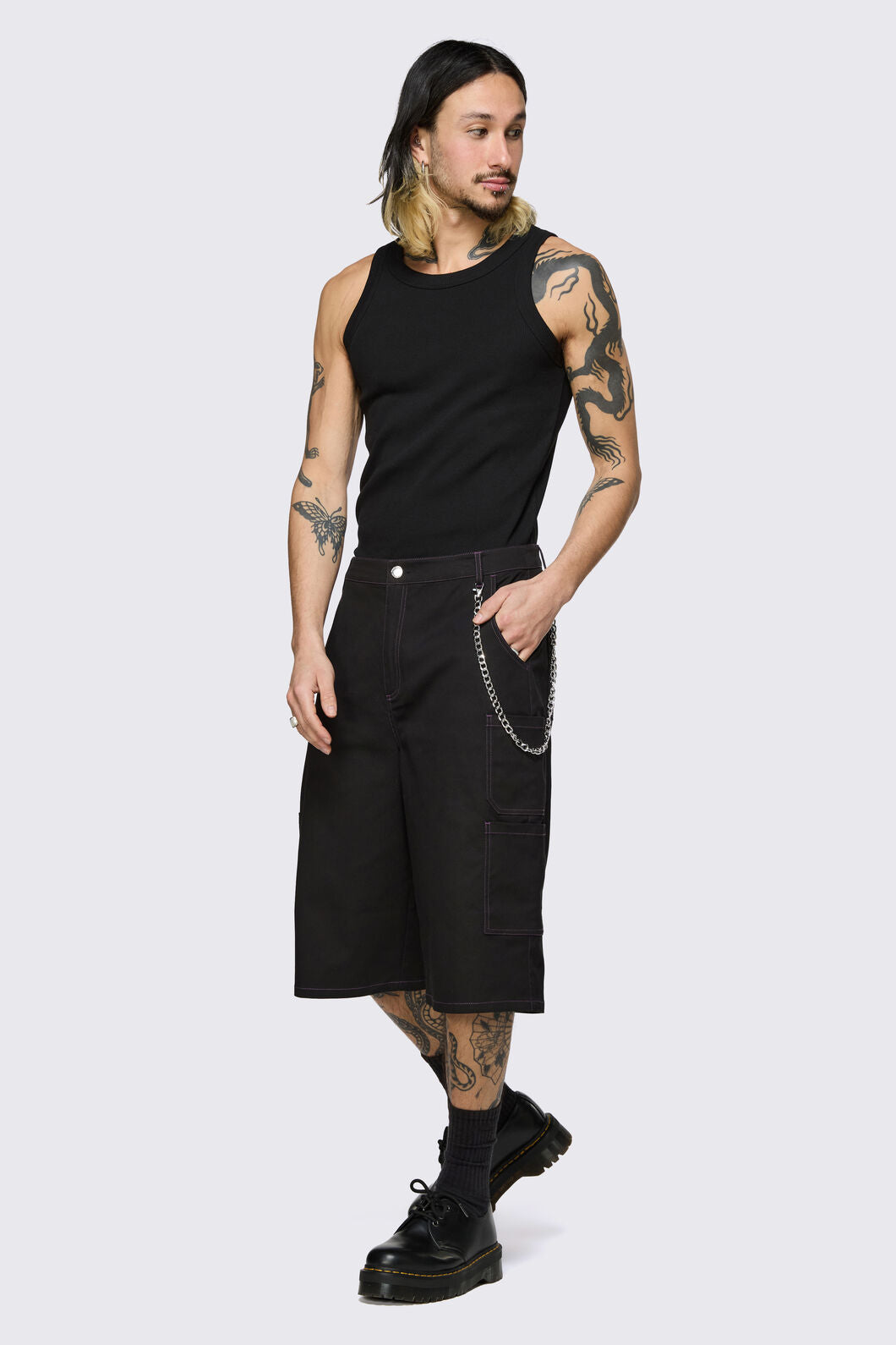 Dangerfield - Ghouls Utility Shorts - black