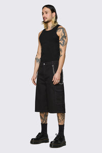 Dangerfield - Ghouls Utility Shorts - black