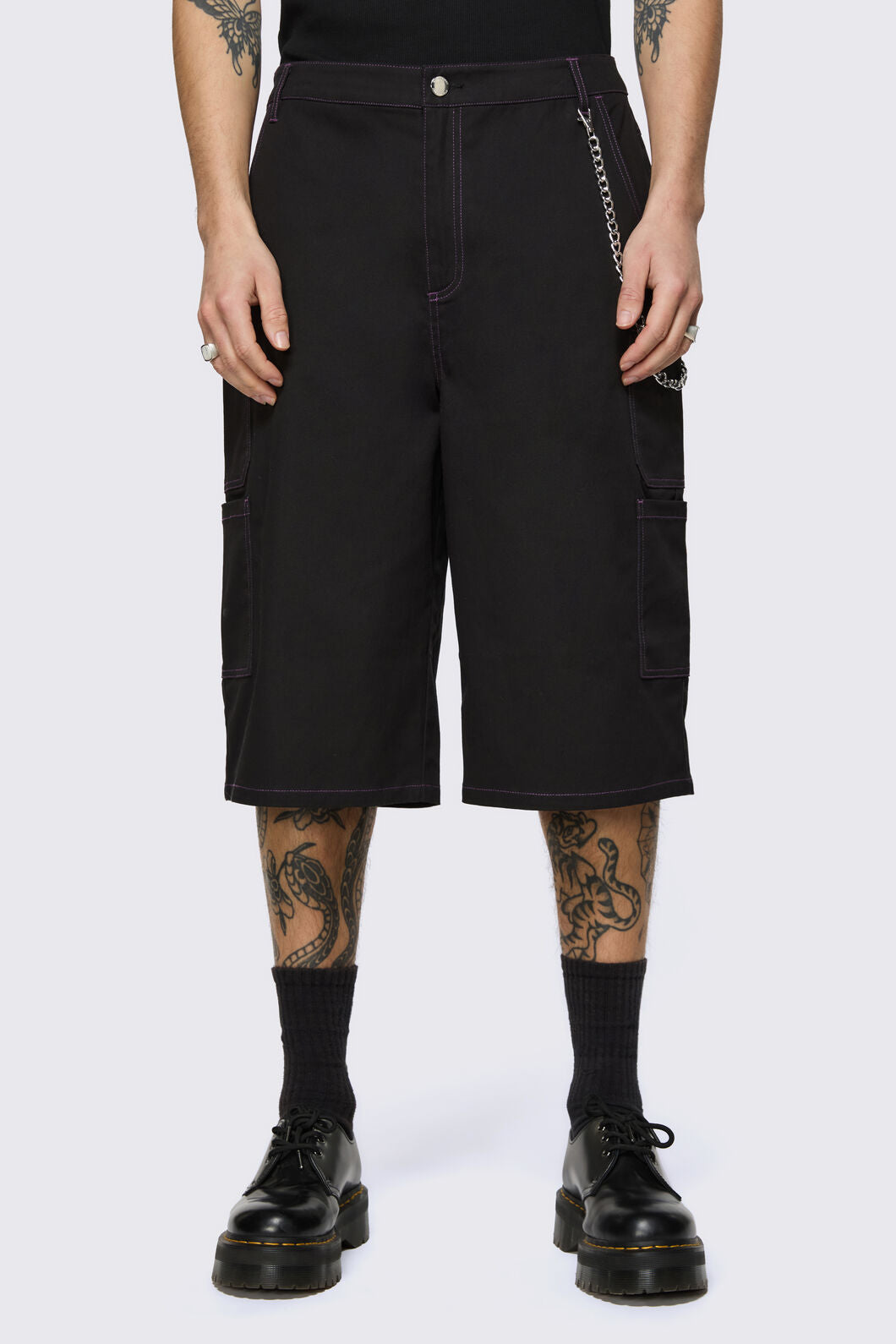 Dangerfield - Ghouls Utility Shorts - black