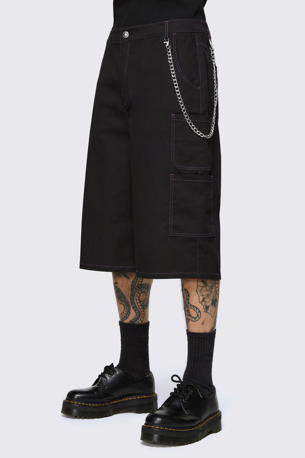 Dangerfield - Ghouls Utility Shorts - black