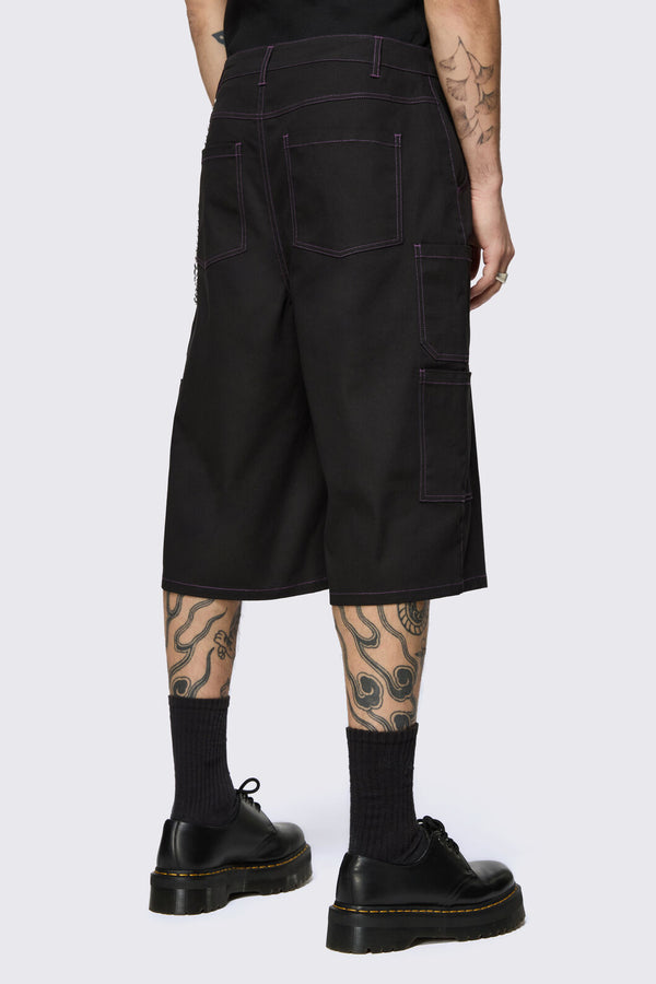 Dangerfield - Ghouls Utility Shorts - black