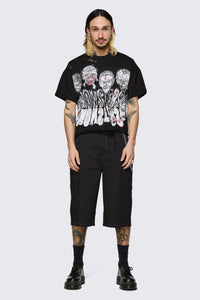 Dangerfield - Ghouls Distressed Tee - black