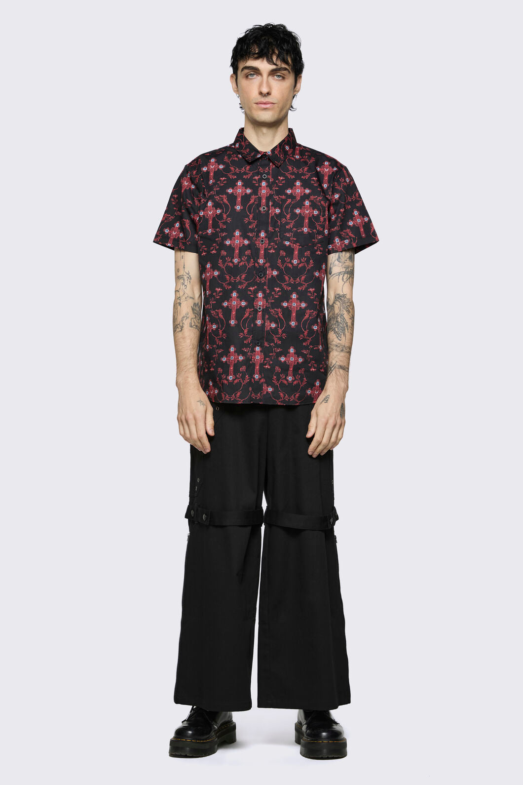 Dangerfield - Subreligion Shirt - black-red