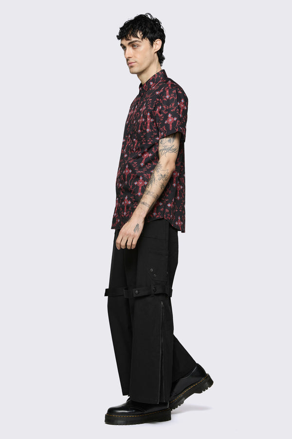 Dangerfield - Subreligion Shirt - black-red