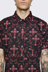 Dangerfield - Subreligion Shirt - black-red