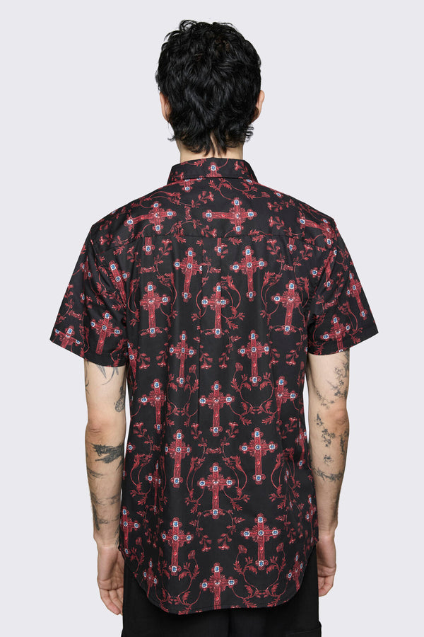 Dangerfield - Subreligion Shirt - black-red