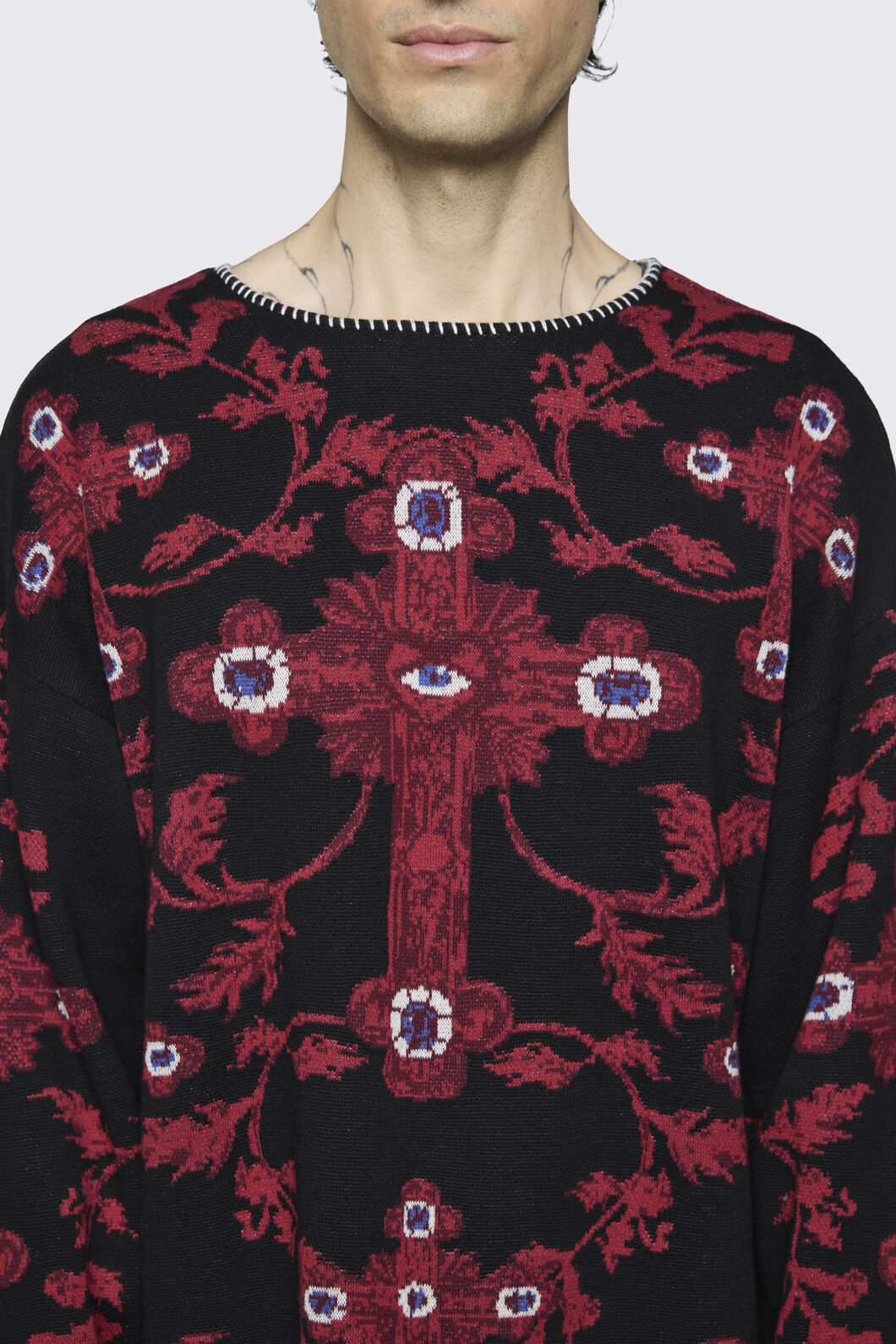 Dangerfield - Subreligion Knit - black-red