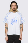 Dangerfield - Sketchy Raglan Tee - white