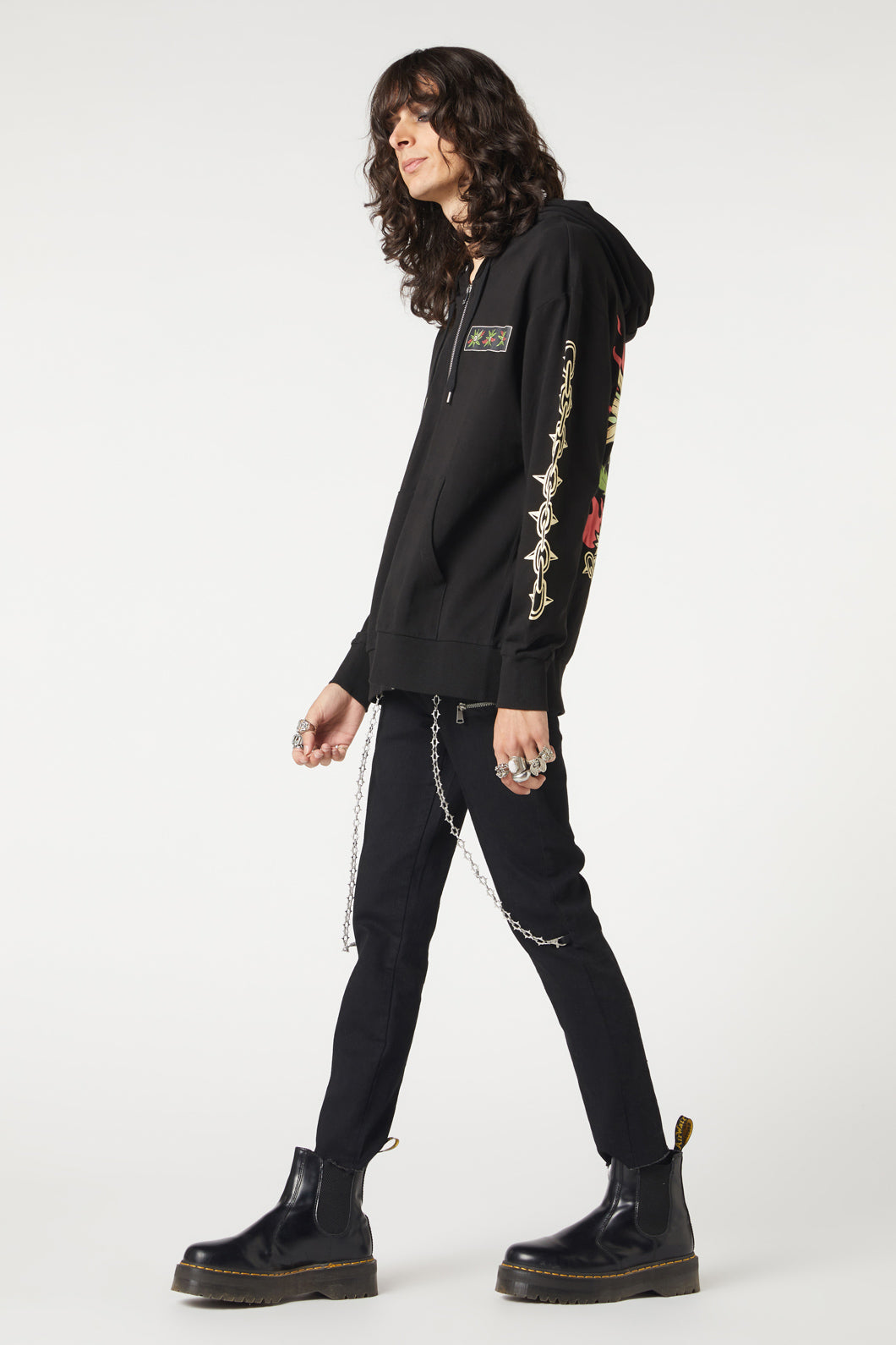 Dangerfield - All In The Golden Hour Hoodie - black
