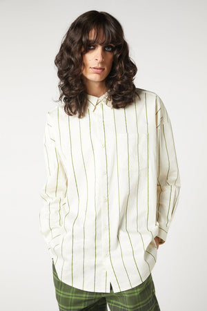Dangerfield - Impossible Things LS Shirt - cream